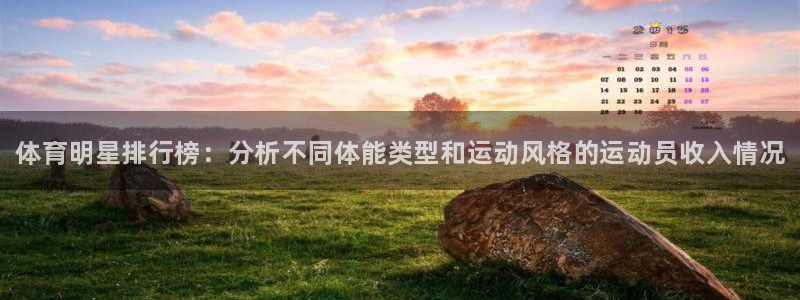 3377体育官网下载娱乐：体育明星排行榜：分析不同体能类型和